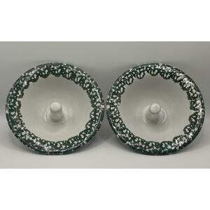 THE ORIGINAL APPLE BAKER BAKING DISH 6-3/8" DIA. MADE IN PARIS MAINE SET OF 2